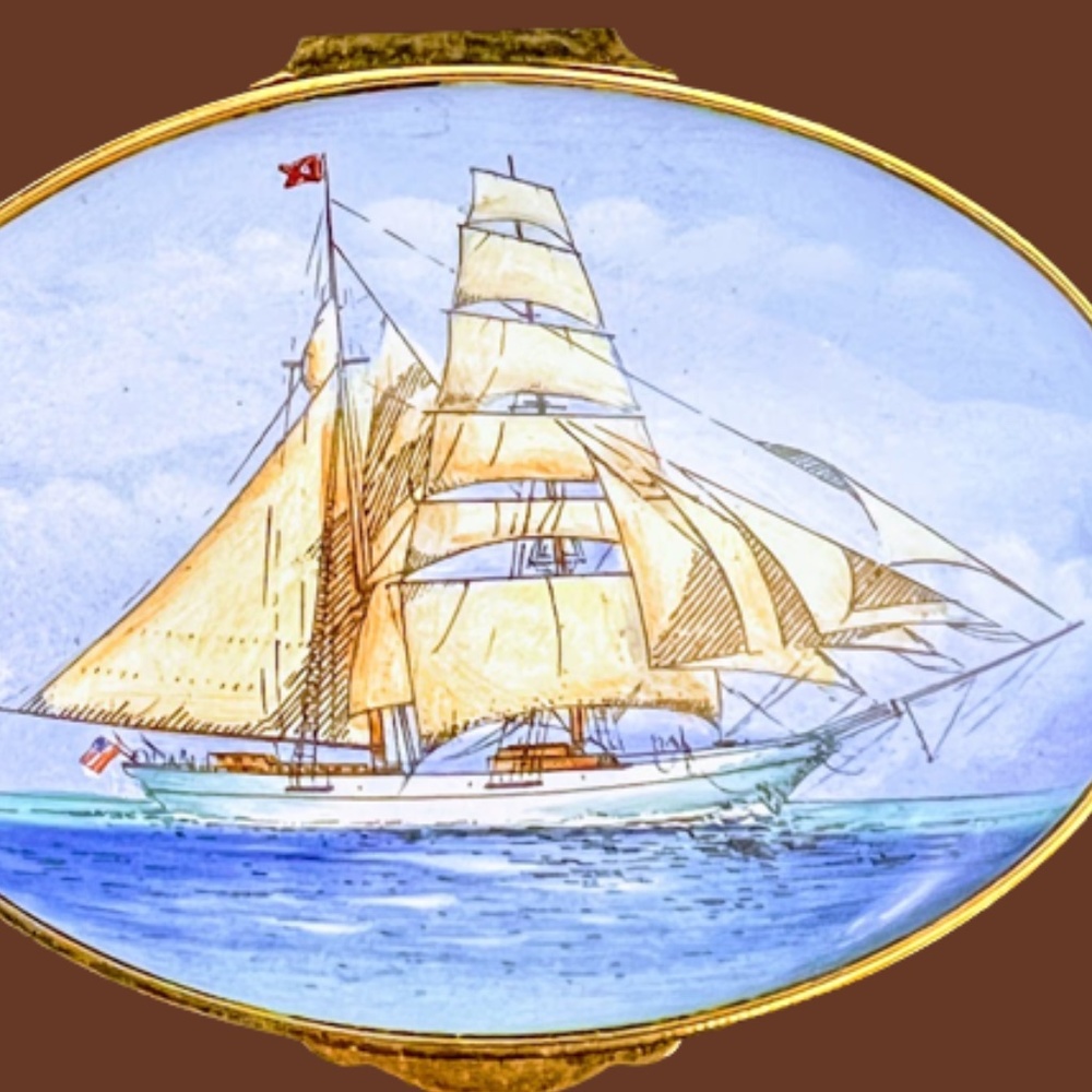 Staffordshire Enamels Pill Box - Picture 9 of 16